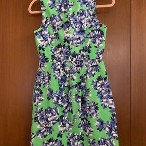 J Crew floral shift dress